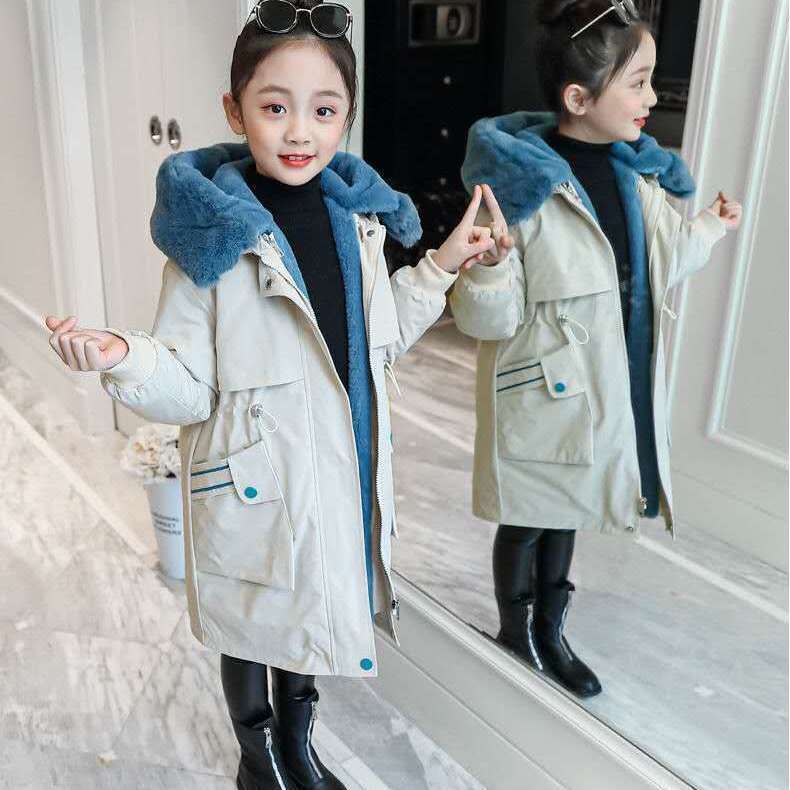 Girls Warm Jacket 2021 New Childrens ǳ   β..